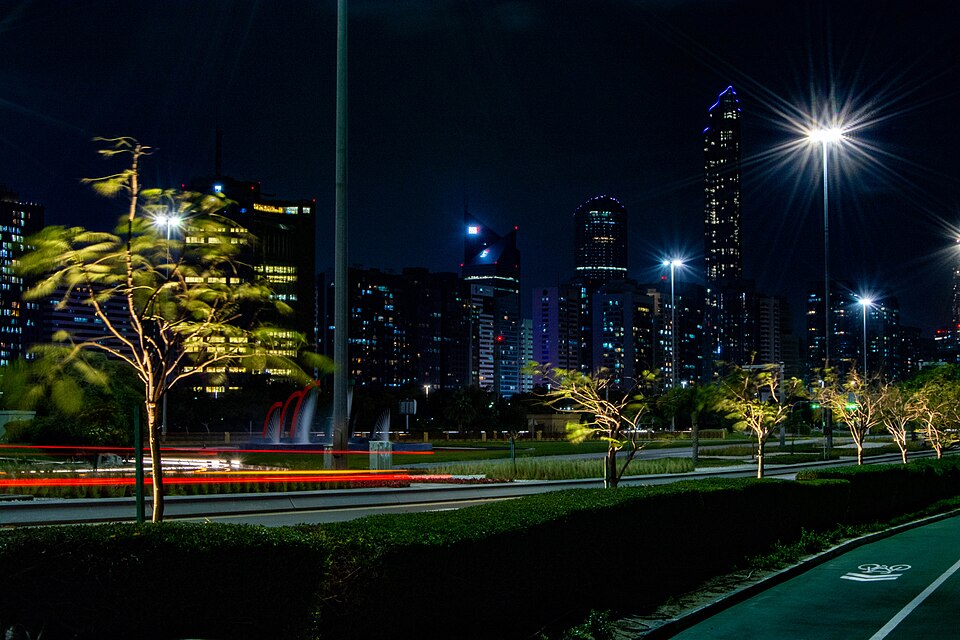 Abu Dhabi skyline — Capital Gate